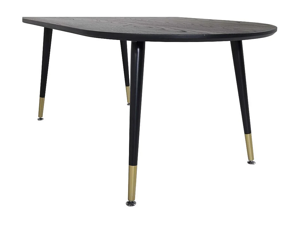 Table Basse Ovale "Dipp" 120cm Noir