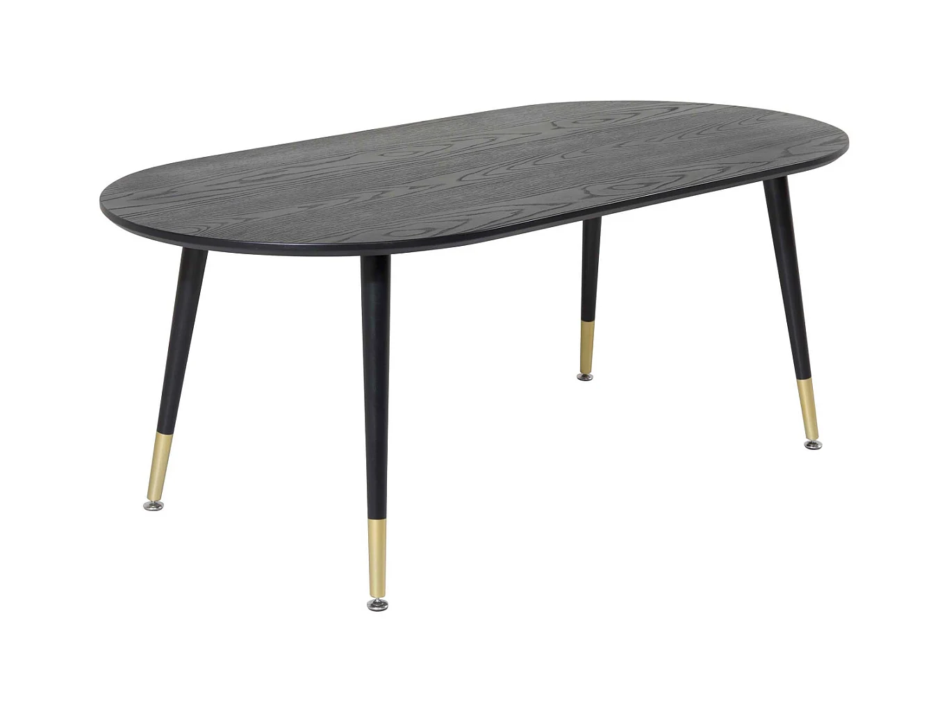 Table Basse Ovale "Dipp" 120cm Noir