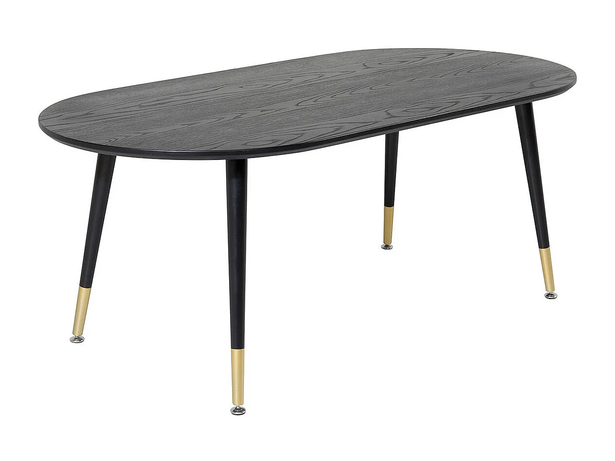 Dipp salontafel 60x120 cm zwart.