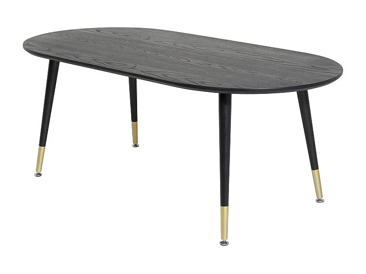 Dipp salontafel 60x120 cm zwart.