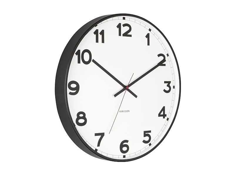 Runde Metalluhr New classic 40 cm