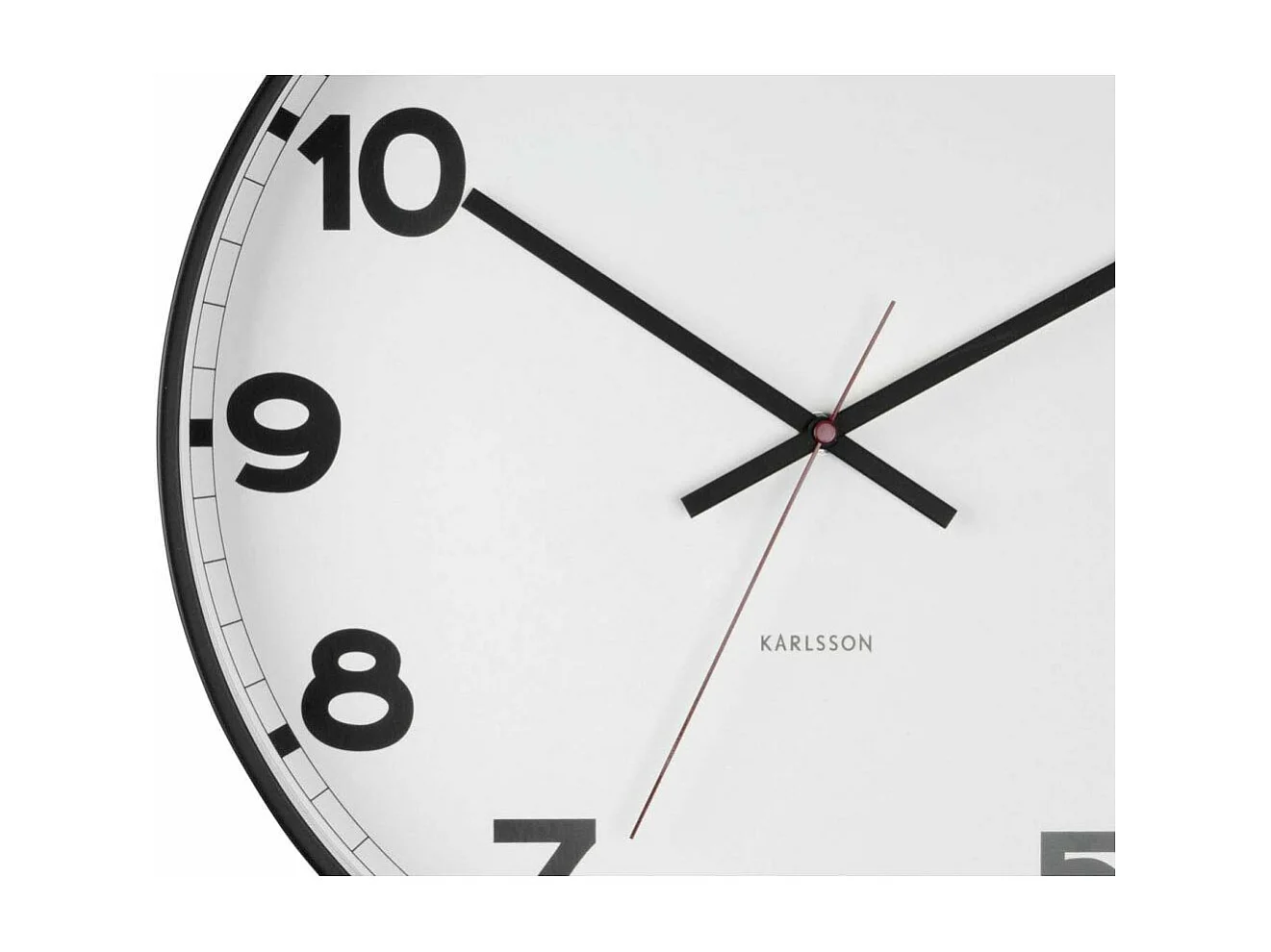 Nuovo orologio classico rotondo in metallo 40 cm