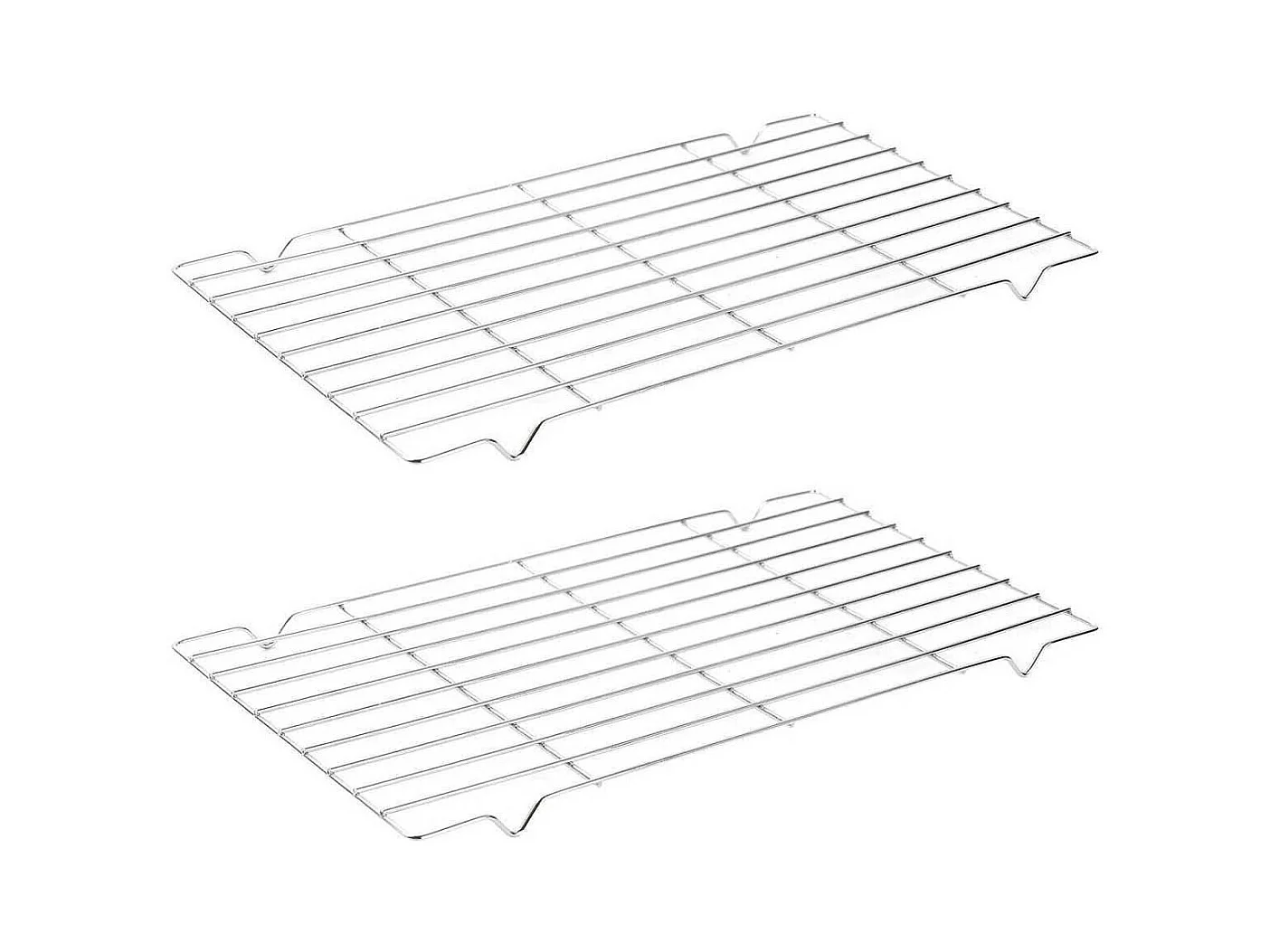 Volette à patisserie rectangulaire en fer (Lot de 2)