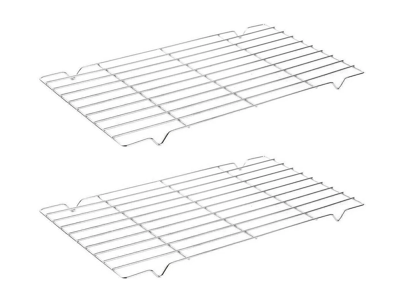 Volette à patisserie rectangulaire en fer (Lot de 2)