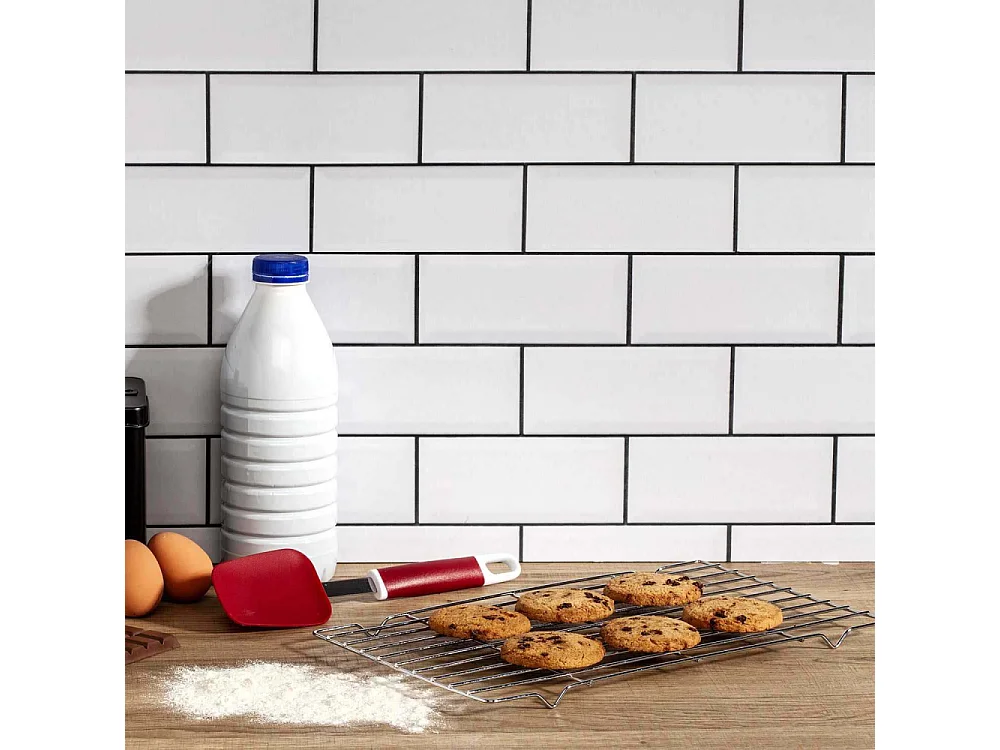 Volette à patisserie rectangulaire en fer (Lot de 2)