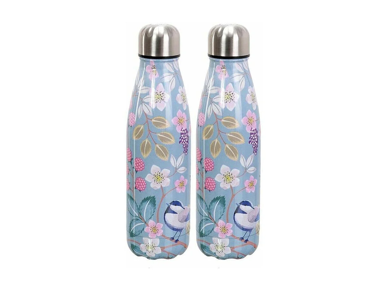 Bouteille de transport en acier inoxydable double paroi 50 cl (Lot de 2) Modèle 1