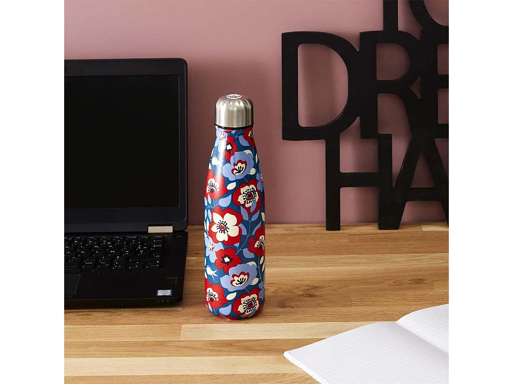 Bouteille de transport en acier inoxydable double paroi 50 cl (Lot de 2) Modèle 4