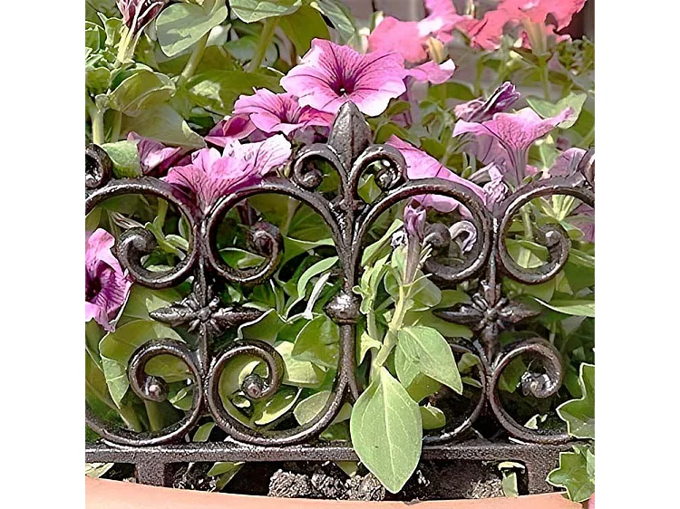 Bordure de jardin en fonte Valentine Lot de 20