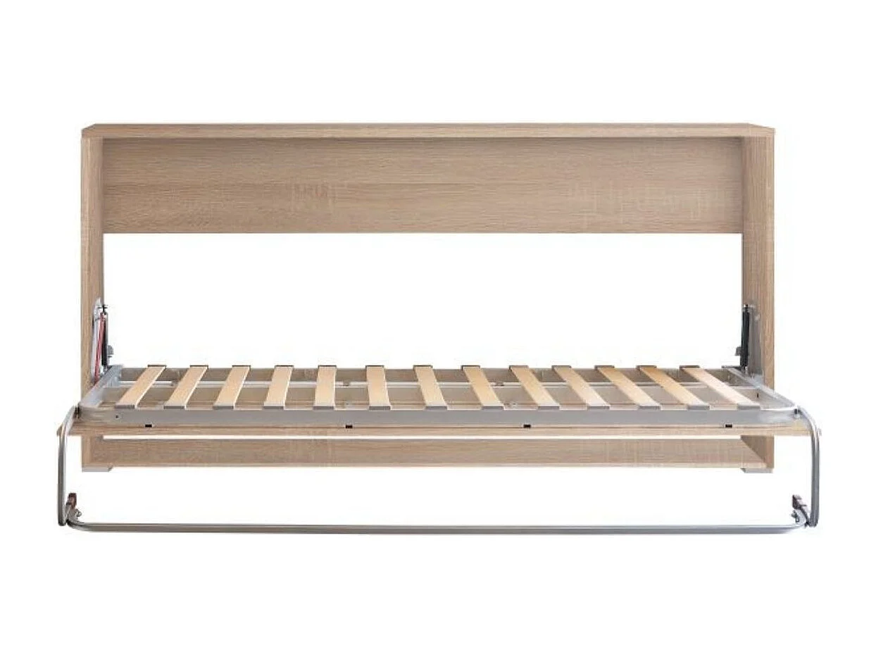 Cama abatible roble 90x190 cm