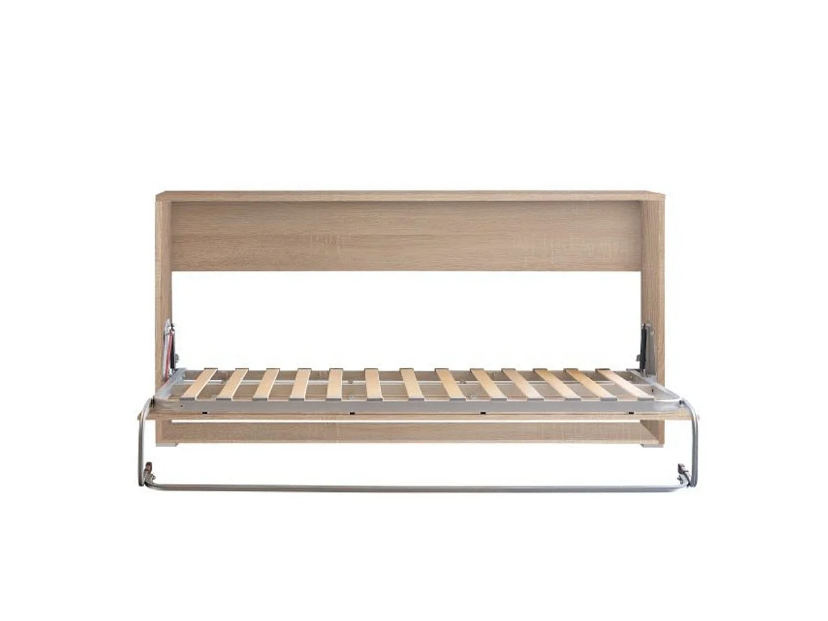 Cama abatible roble 90x190 cm