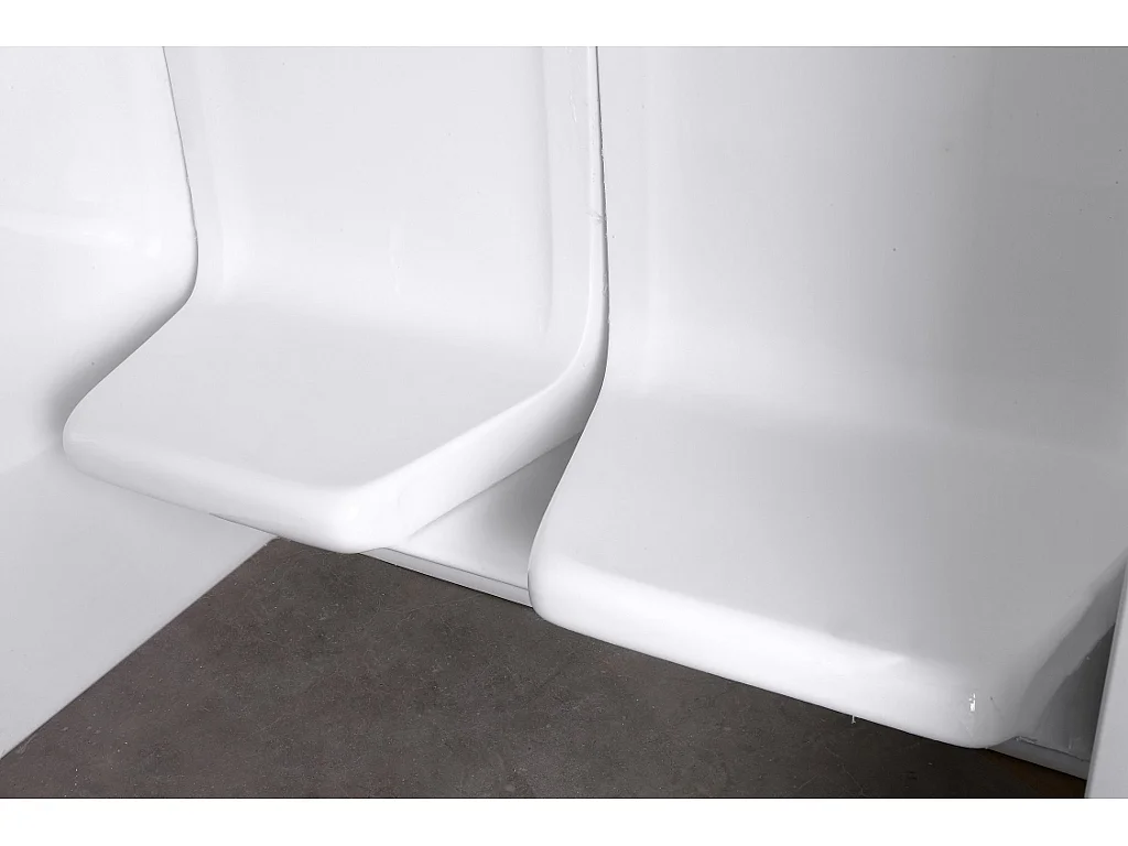 Baño de vapor ILIADE - 4 plazas con asientos ergonómicos, panel de control exterior y temperatura - Largo 190 x Ancho 130 x Alto 225 cm