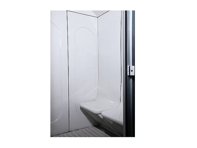 Hammam droit ILIADE 4 places avec sièges ergonomiques, panneau de contrôle extérieur et sonde de température - L190 x l 130 x H225 cm