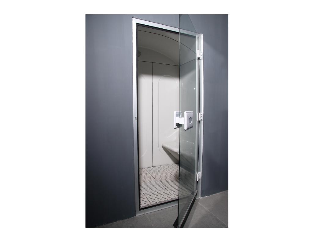 Hammam droit ILIADE 4 places avec sièges ergonomiques, panneau de contrôle extérieur et sonde de température - L190 x l 130 x H225 cm