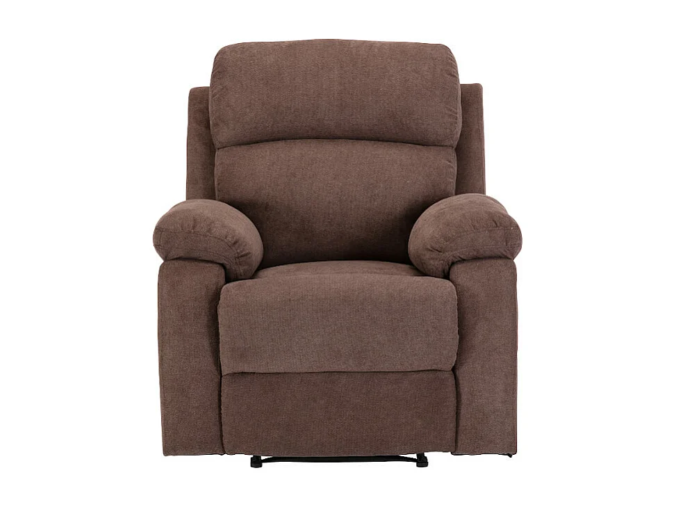 Relaxgarnitur 3+2+1 - Stoff - Braun - TOLZANO