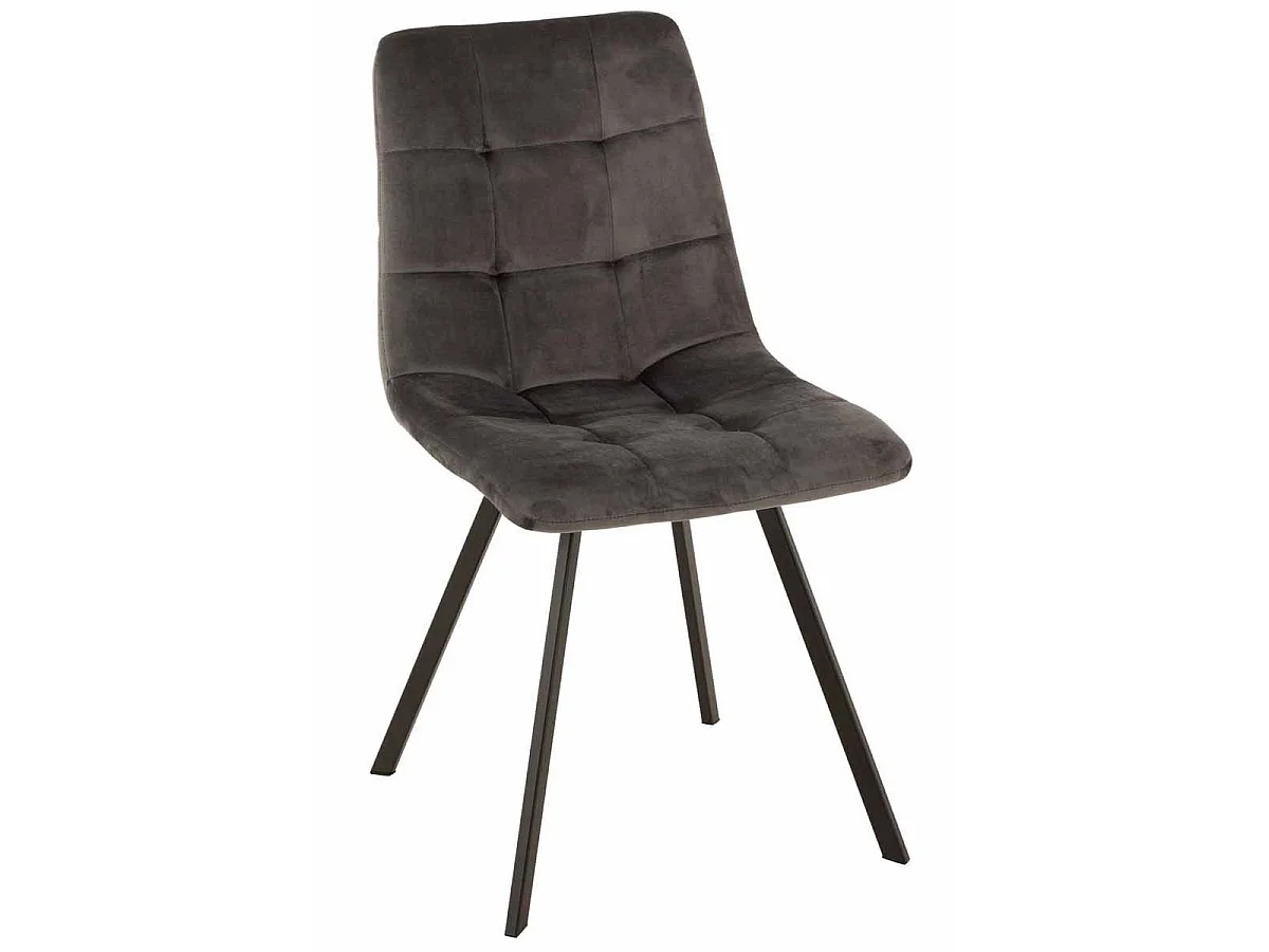 Chaise Design "Morgan" 86cm Gris