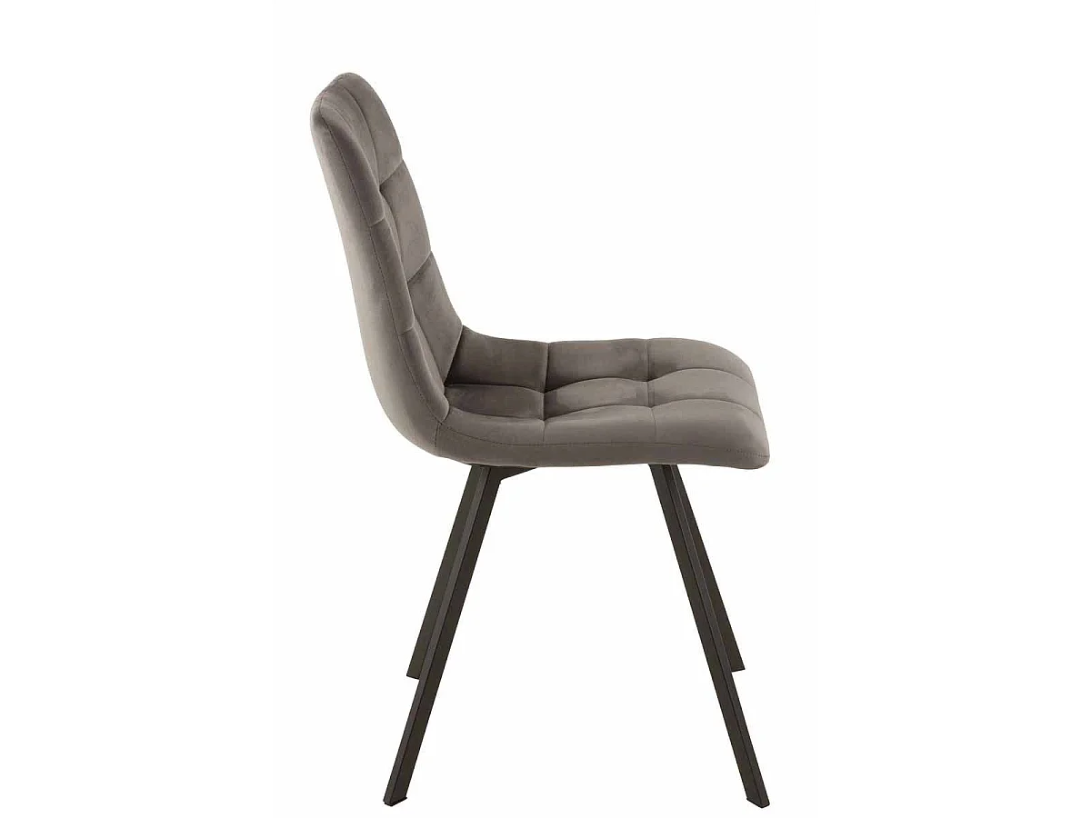 Chaise Design "Morgan" 86cm Gris