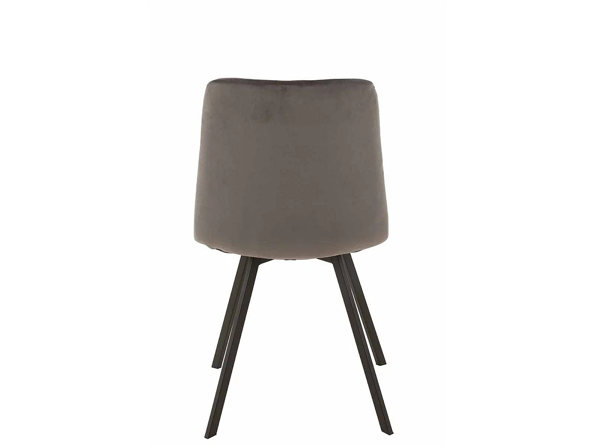 Chaise Design "Morgan" 86cm Gris