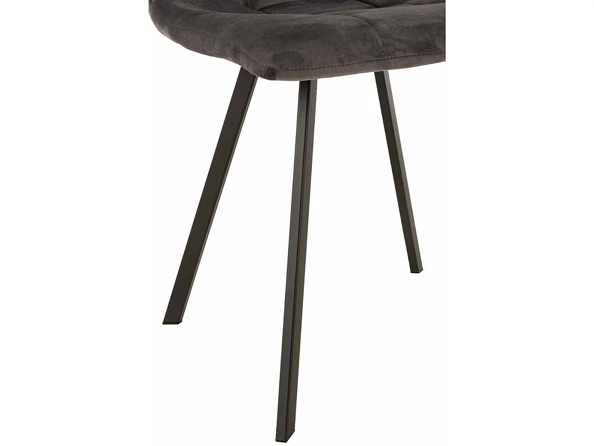 Chaise Design "Morgan" 86cm Gris