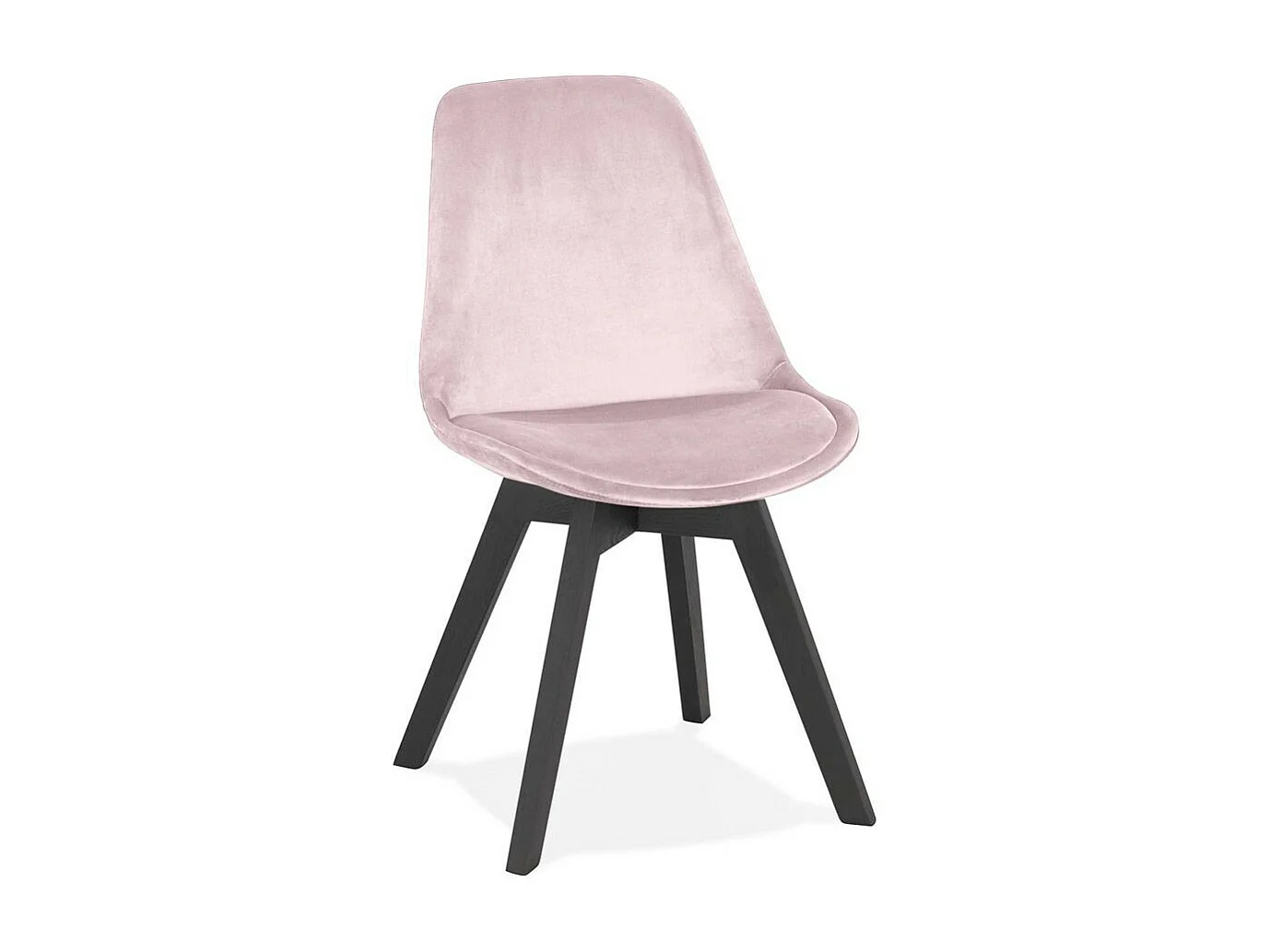 Chaise Design "Persée" 85cm Rose & Noir