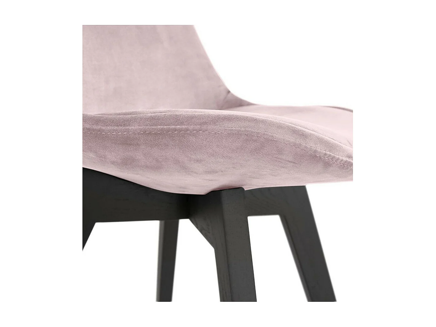 Chaise Design "Persée" 85cm Rose & Noir