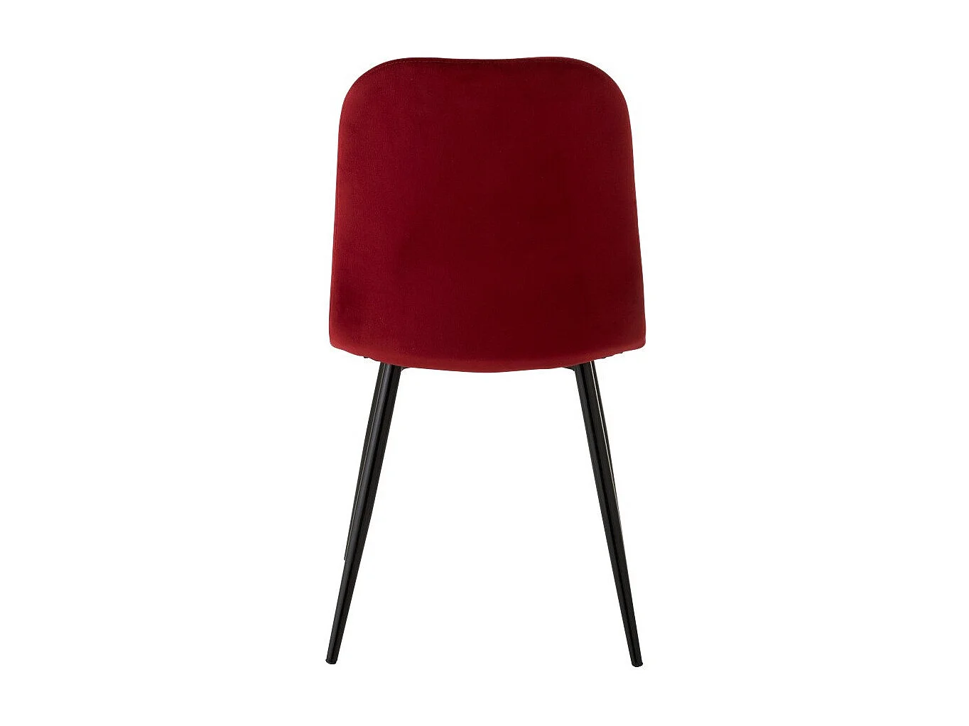 Chaise Design "Claire" 87cm Bordeaux