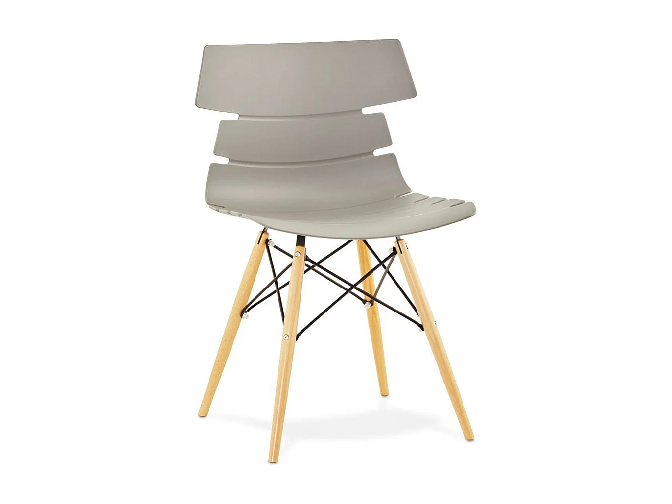 Chaise Design "Visby" 82cm Gris