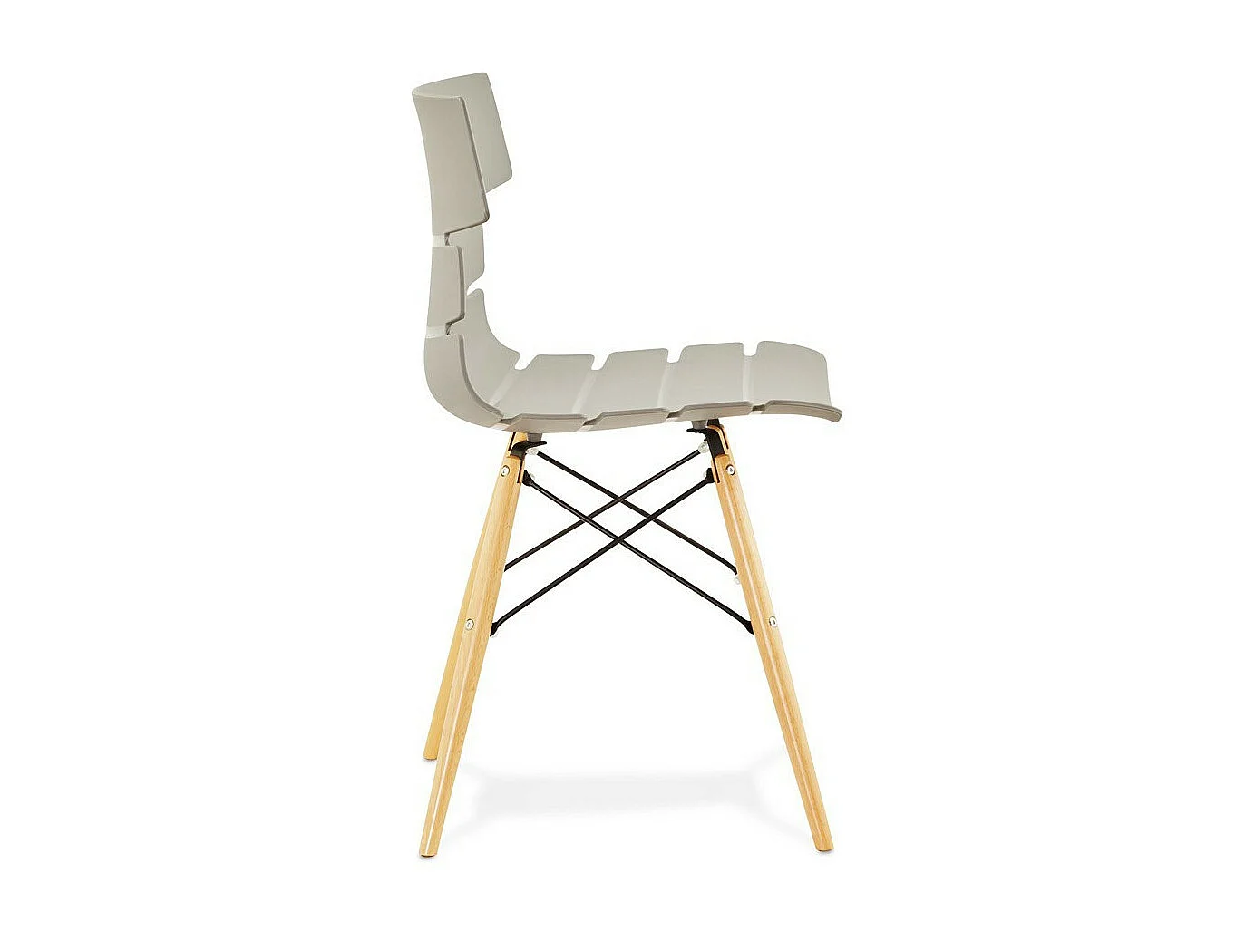 Chaise Design "Visby" 82cm Gris