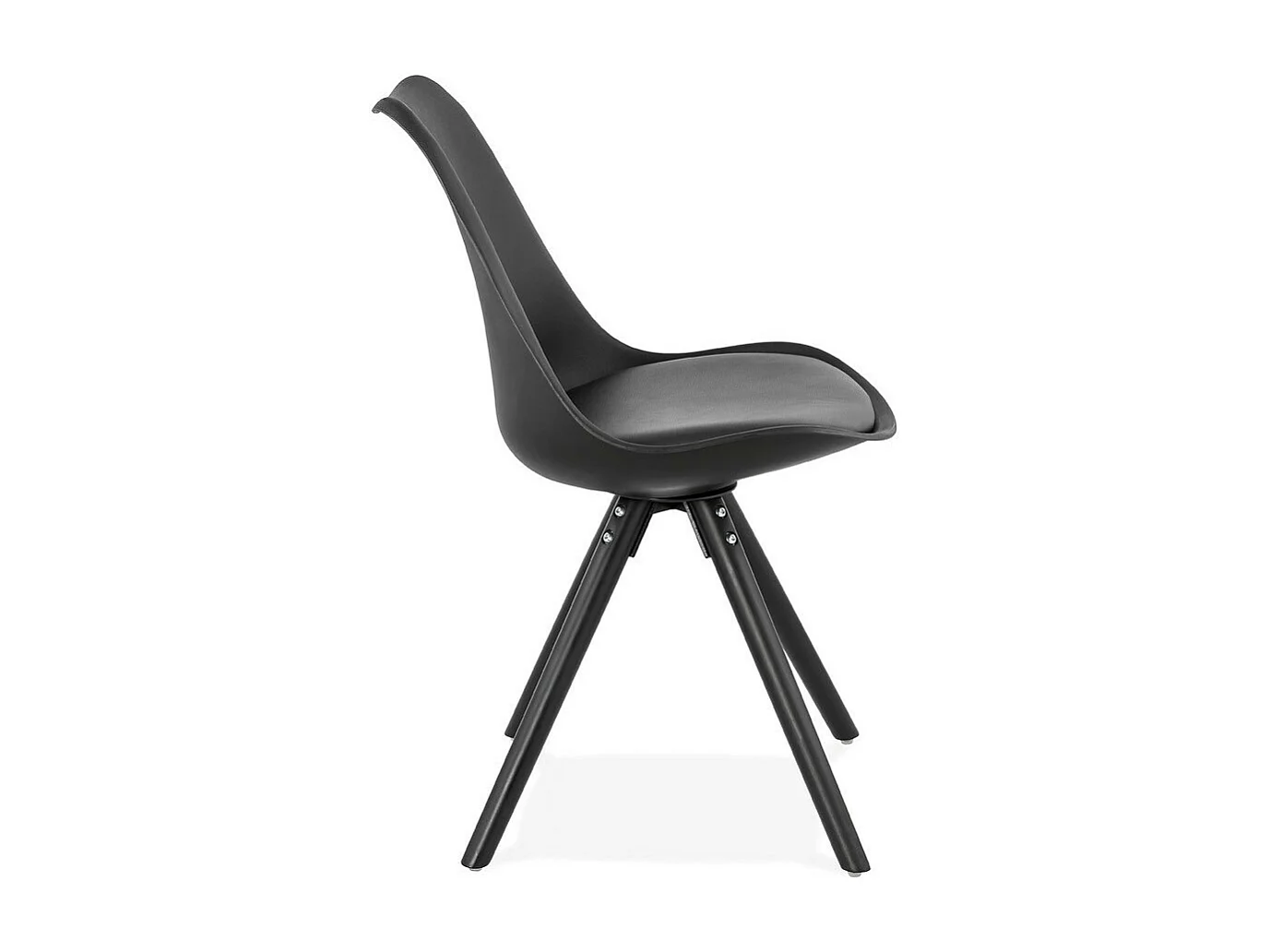 Chaise Design "Jupiter" 82cm Noir