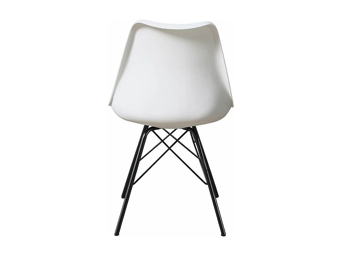 Lot de 4 Chaises Design "Lipscomb" 84cm Blanc