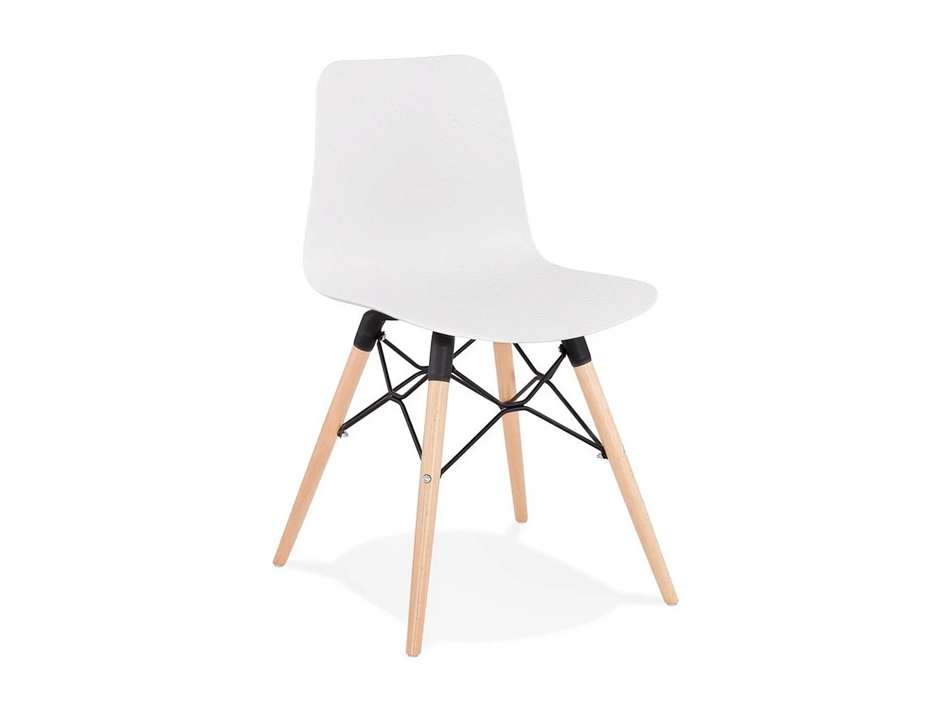 Chaise Scandinave "Cryptek" 80cm Blanc