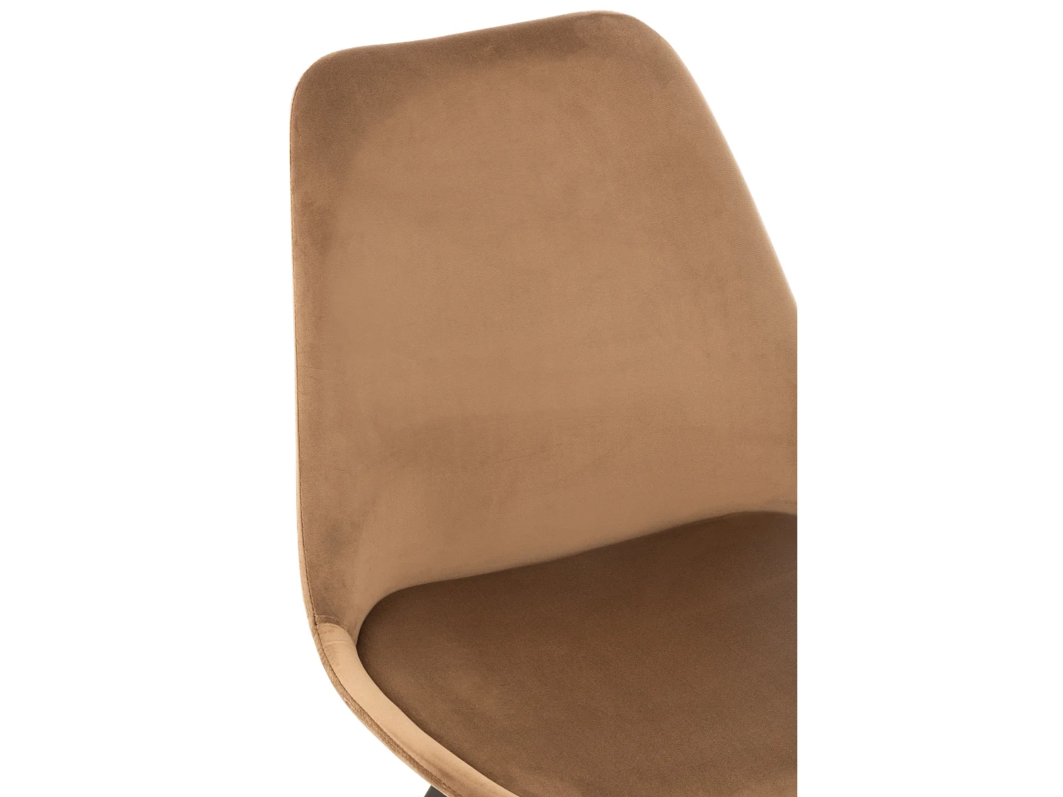 Chaise Design "Hélène" 84cm Marron