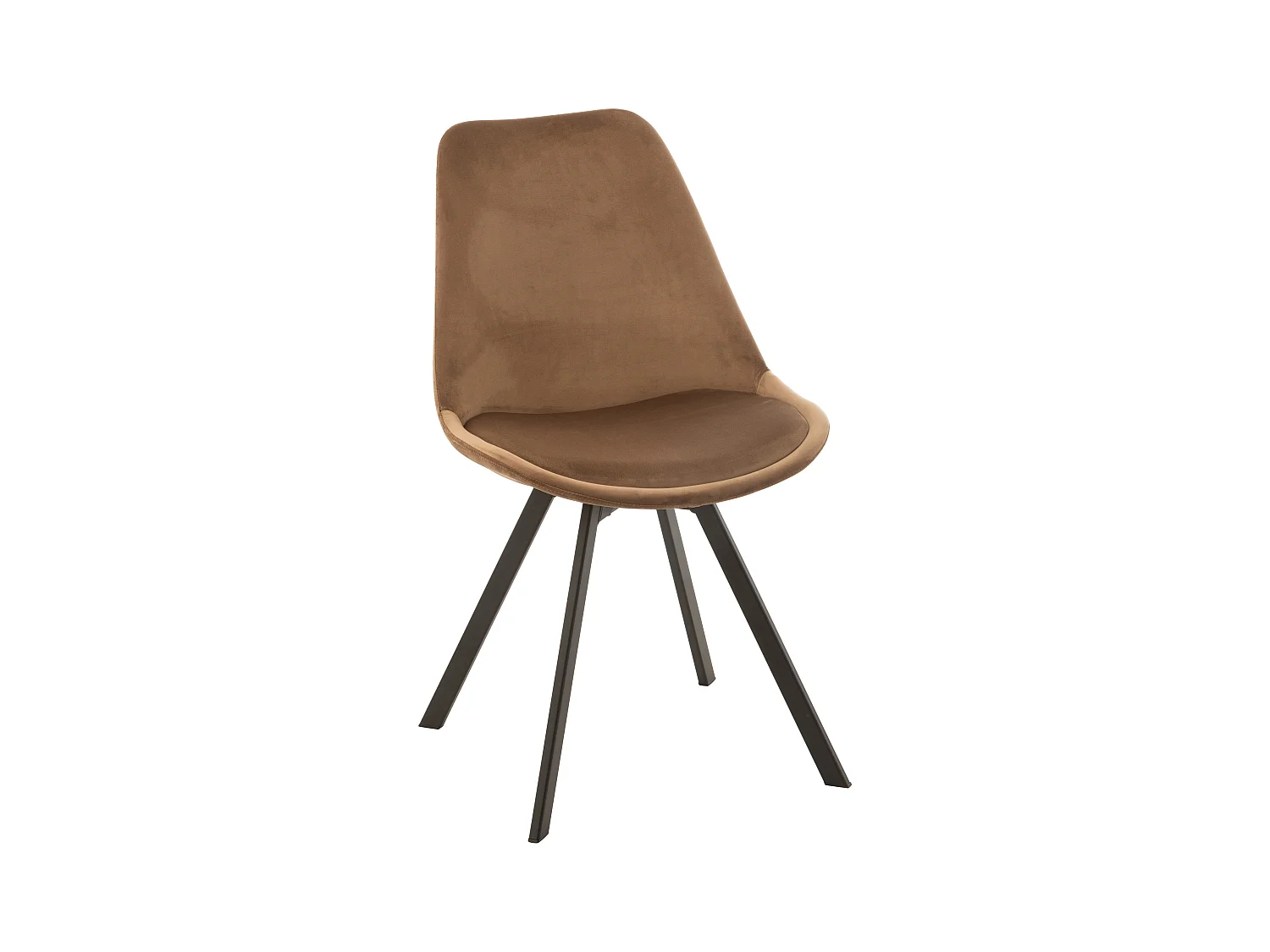 Chaise Design "Hélène" 84cm Marron