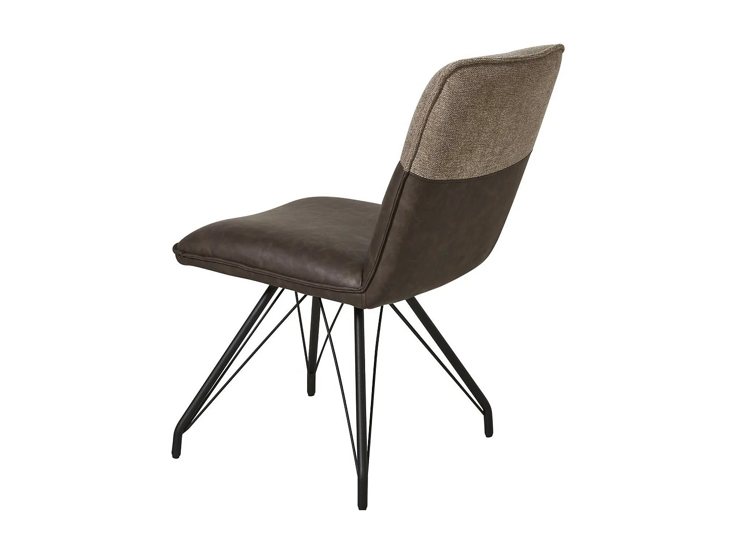 Lot de 2 Chaises Design "Libou II" 87cm Taupe