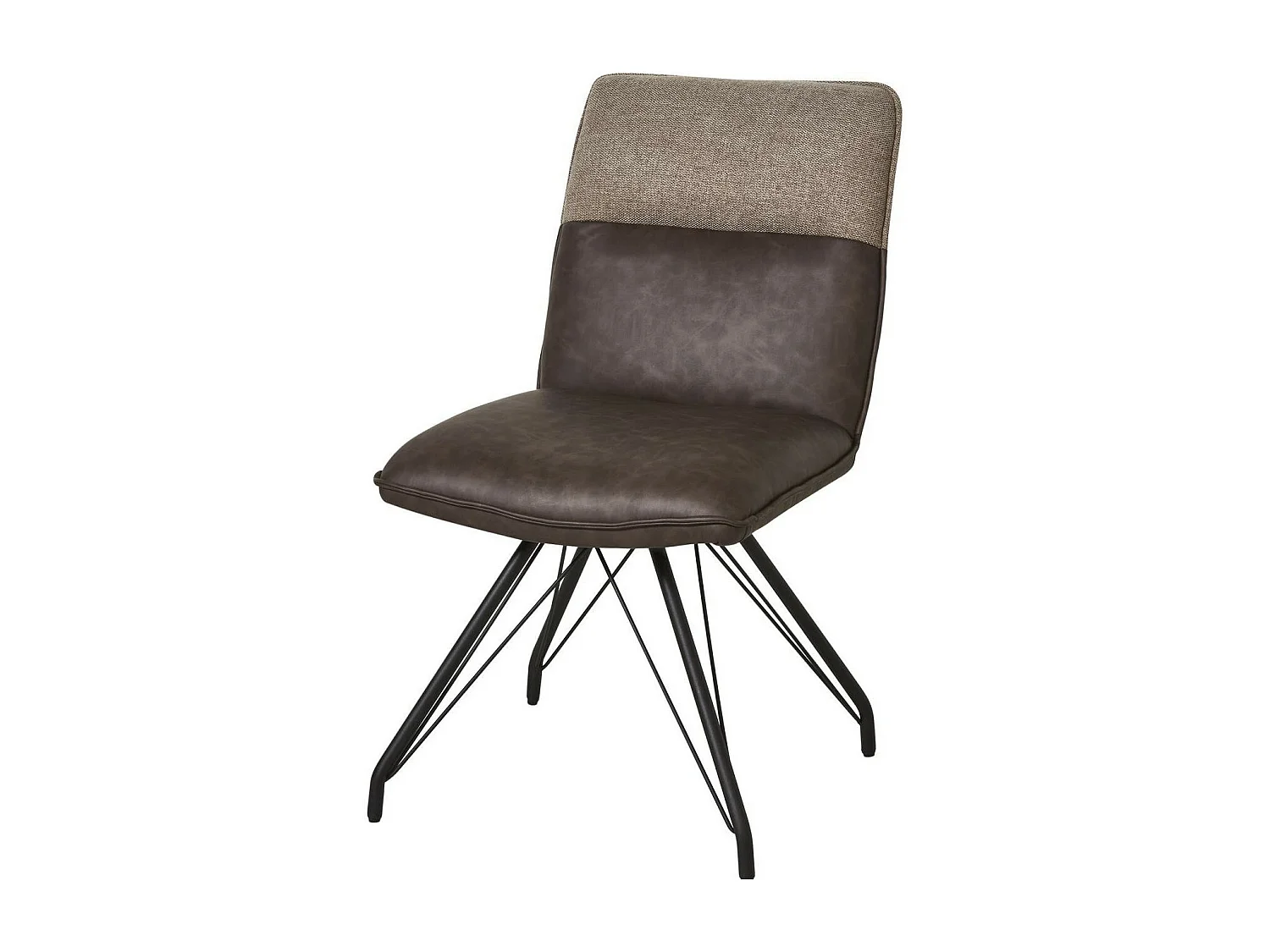 Lot de 2 Chaises Design "Libou II" 87cm Taupe