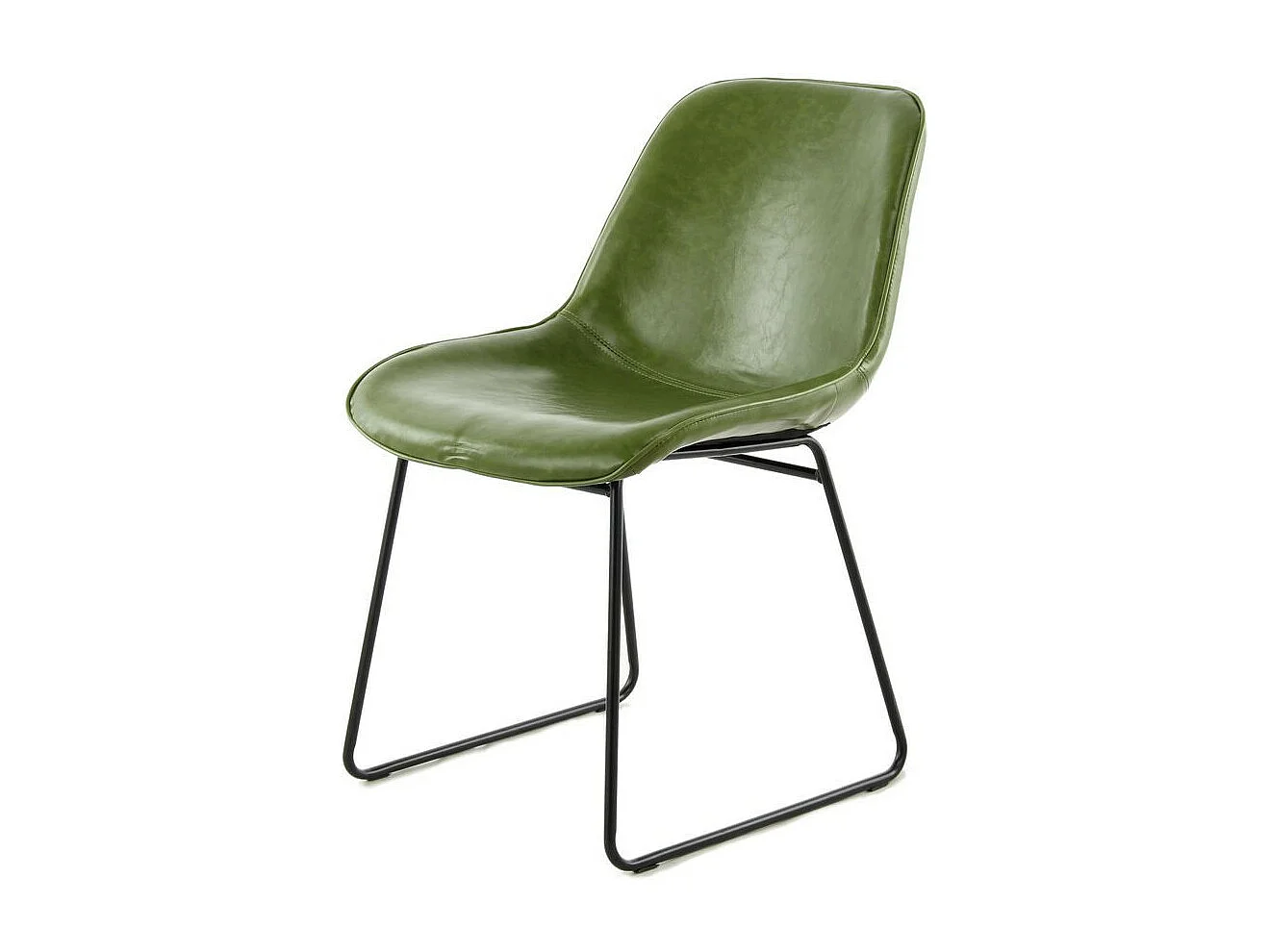 Lot de 2 Chaises Design "Cora" 81cm Vert
