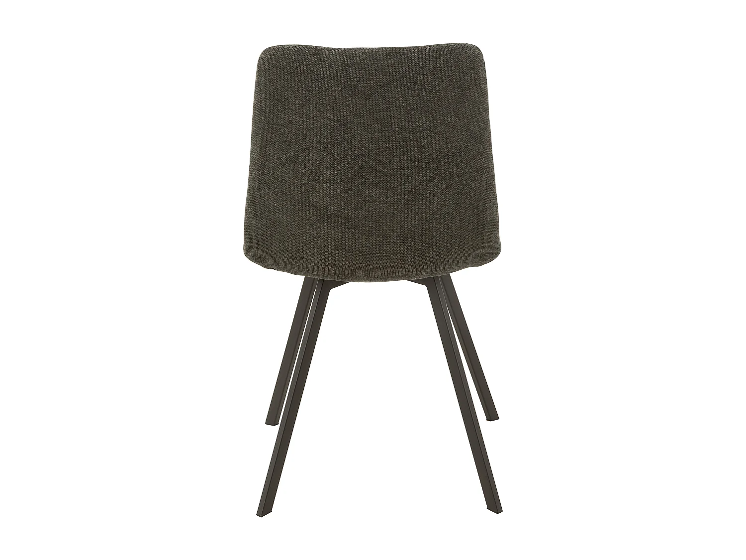 Babette donkergrijze stoel van metaal en textiel L 54 cm