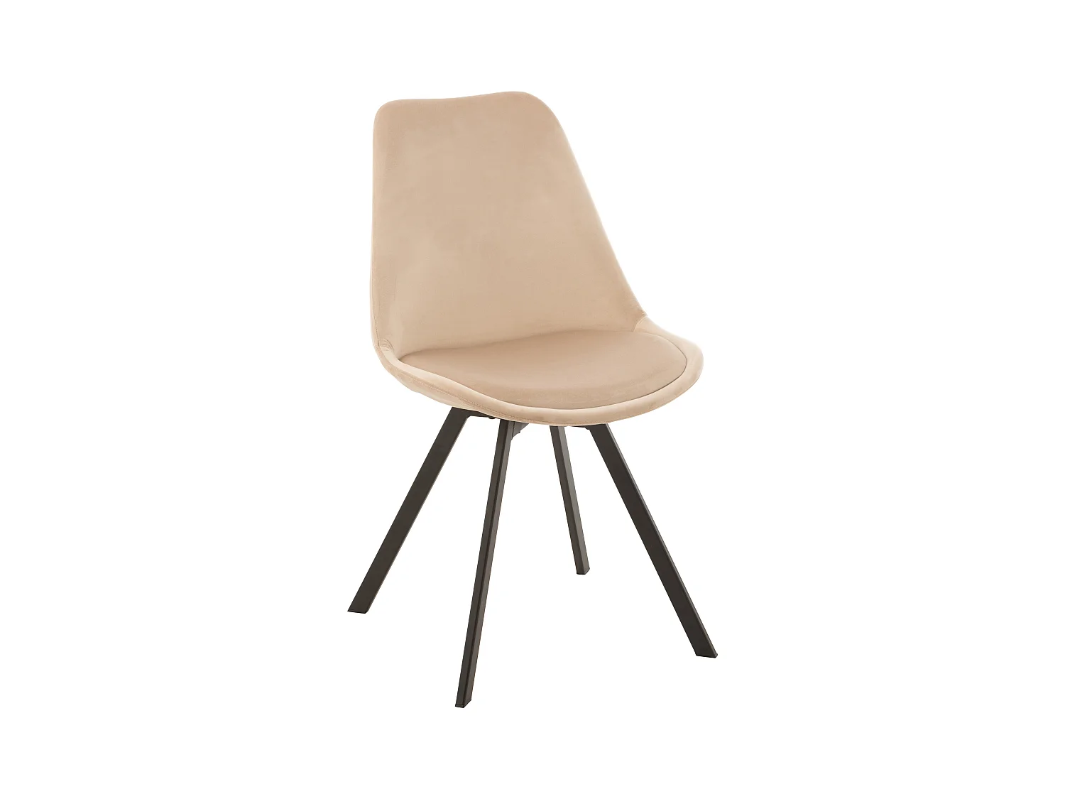 Chaise Design "Hélène" 84cm Beige