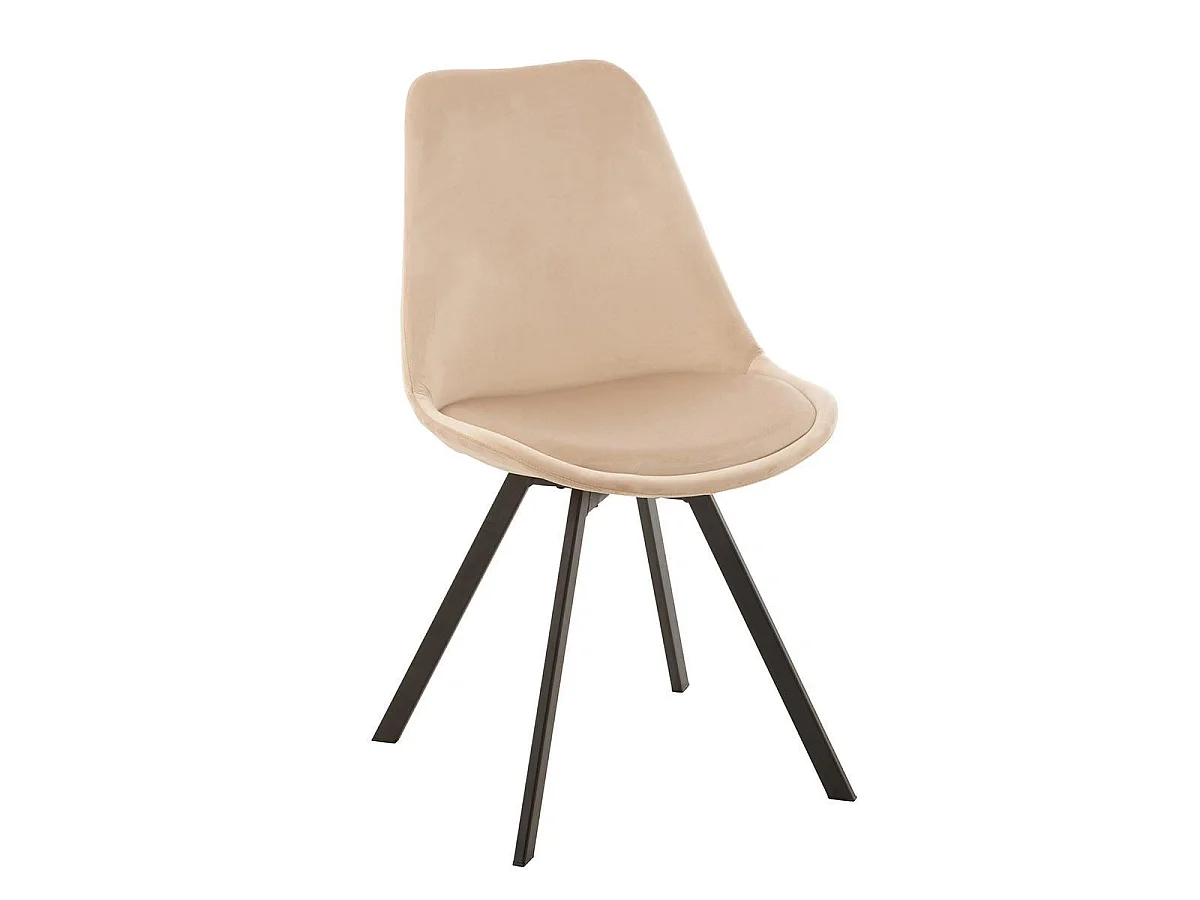 Chaise Design "Hélène" 84cm Beige