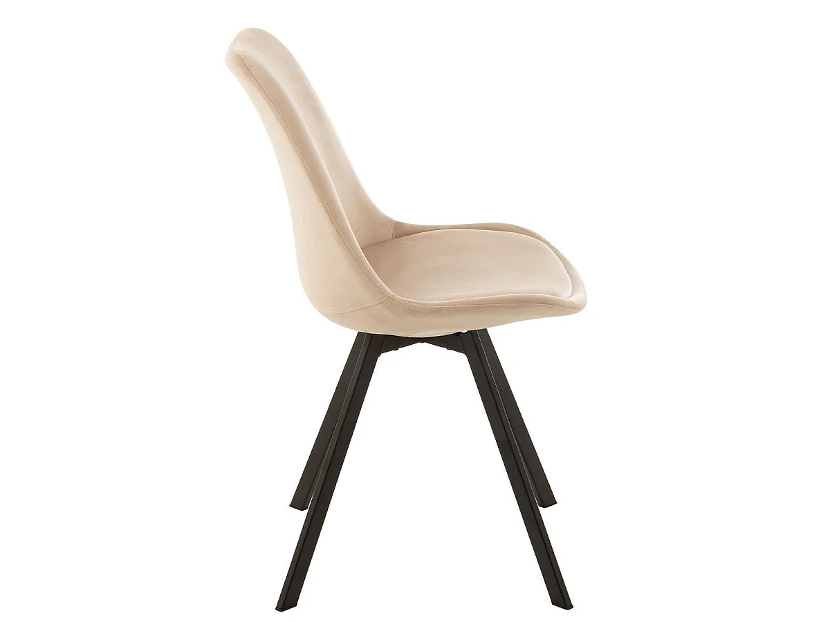 Chaise Design "Hélène" 84cm Beige