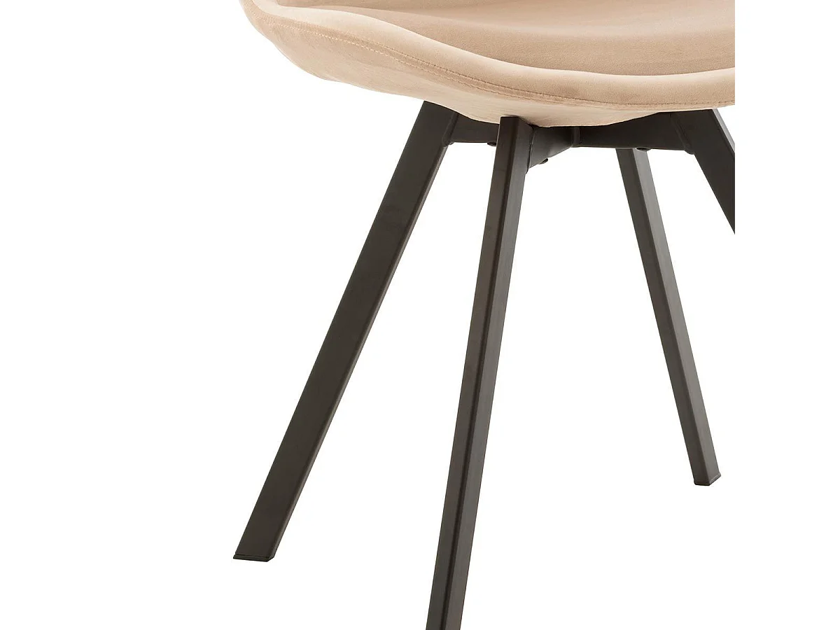 Chaise Design "Hélène" 84cm Beige