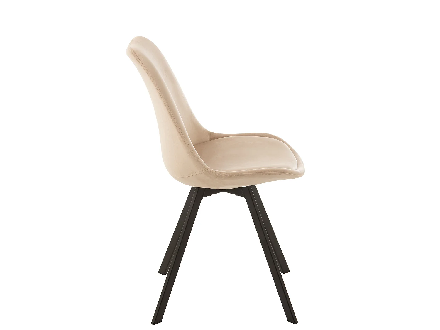 Chaise Design "Hélène" 84cm Beige