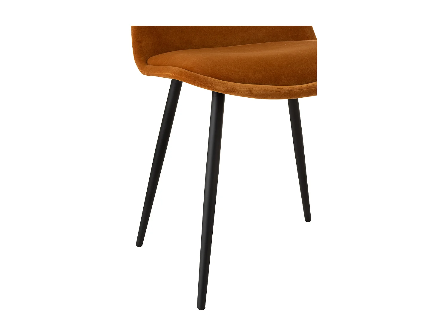 Chaise Design "Claire" 87cm Ocre