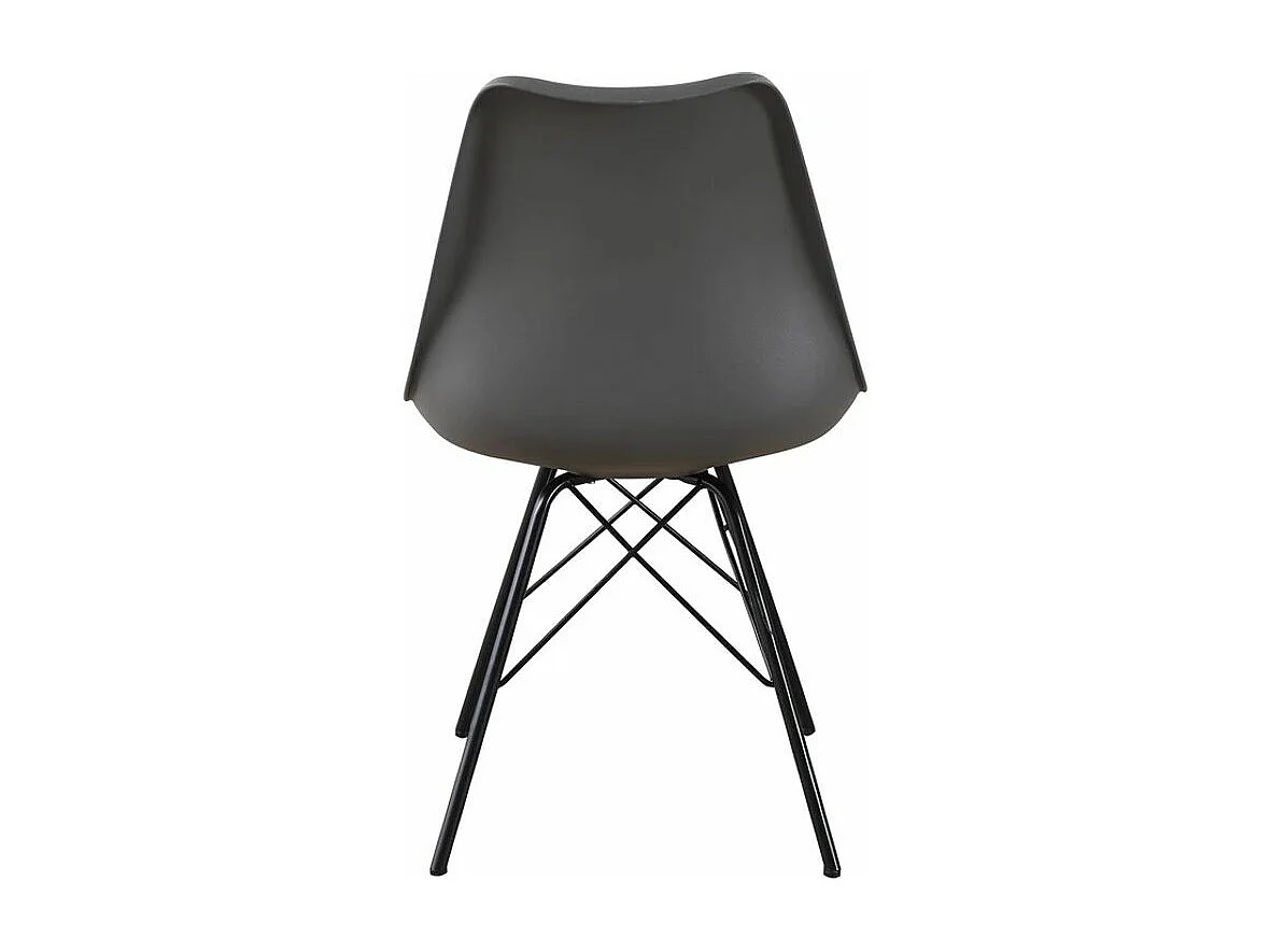 Lot de 4 Chaises Design "Lipscomb" 84cm Gris