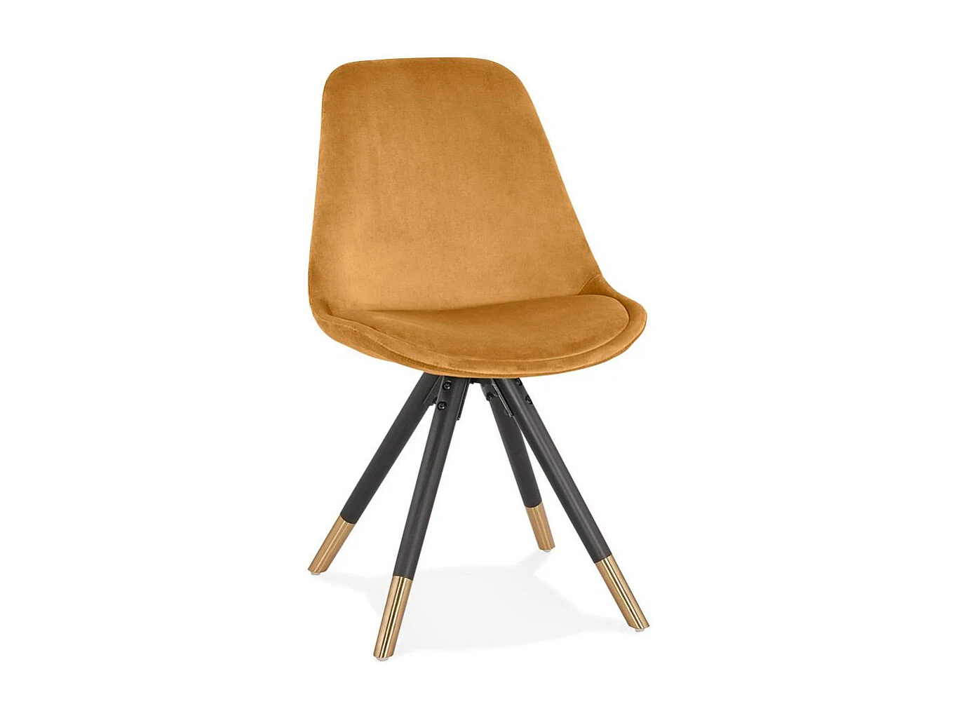 Chaise Design "Adika" 83cm Moutarde