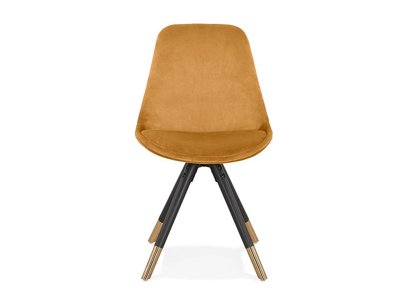 Chaise Design "Adika" 83cm Moutarde