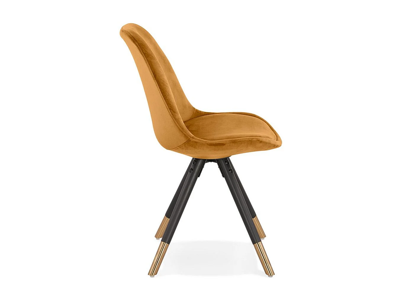 Chaise Design "Adika" 83cm Moutarde