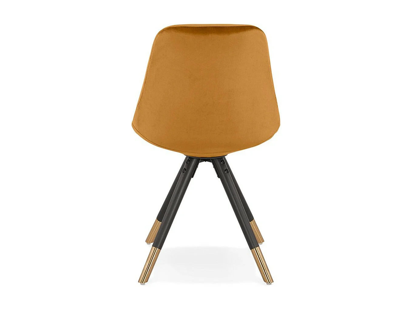 Chaise Design "Adika" 83cm Moutarde