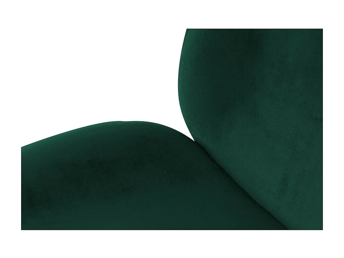Lot de 2 Chaises Design "Charlize" 90cm Vert & Or