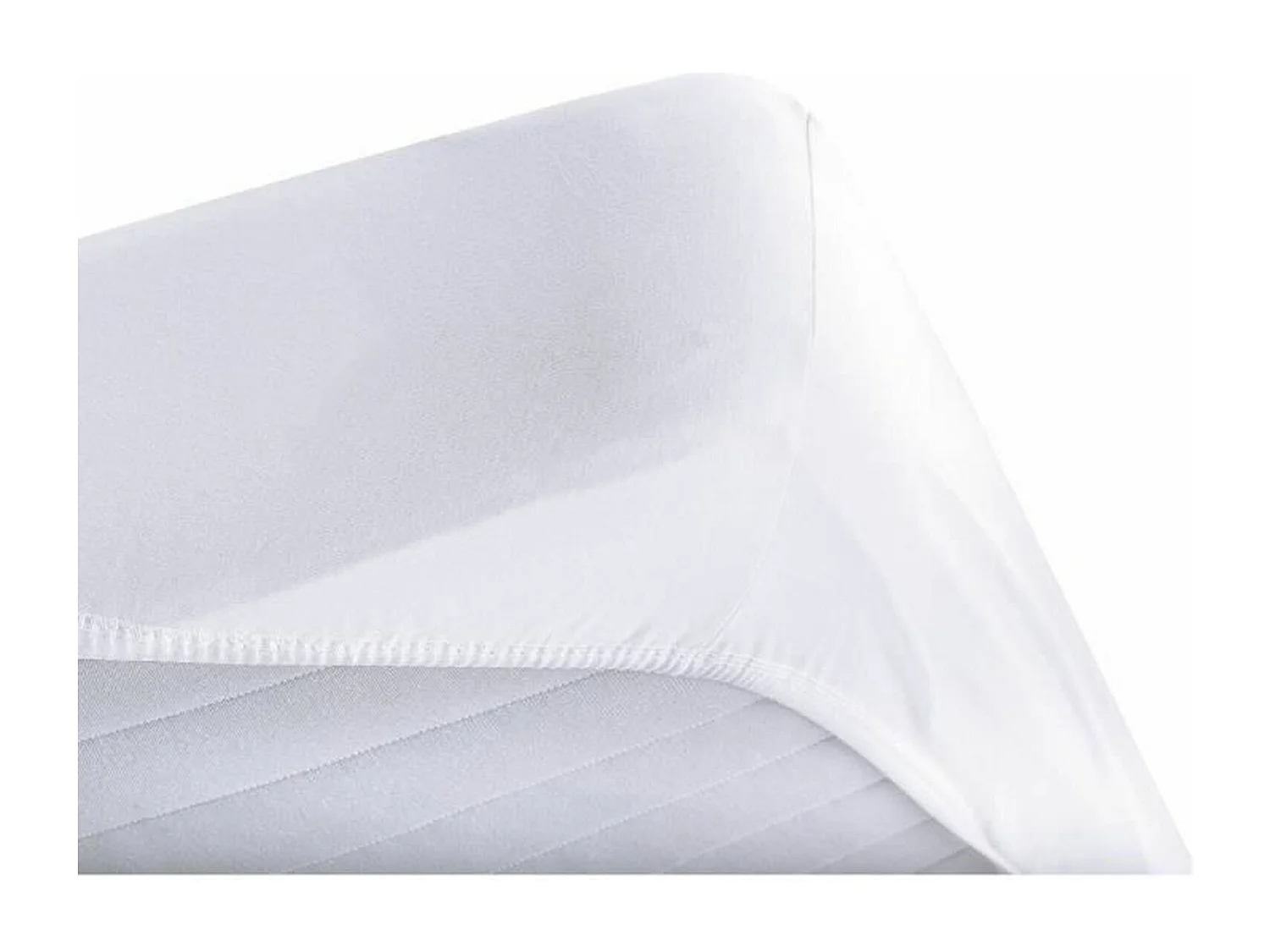 Protege matelas coton absorbant et anti acariens 160 x 200 cm