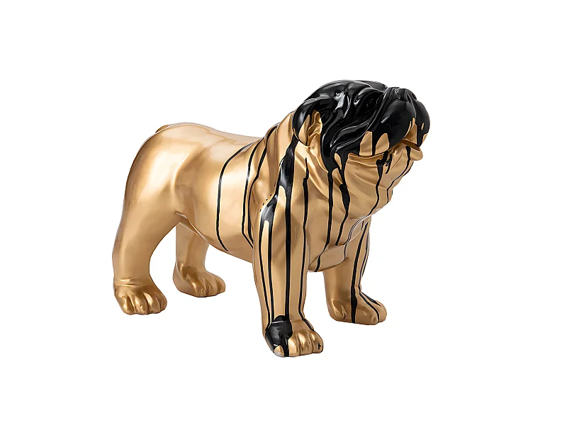 Bulldog USA Trash 28x58x43 cm Doré
